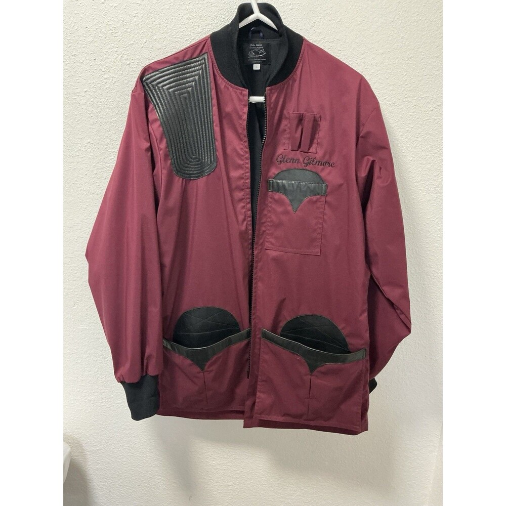John Storm Shooting Apparel Jacket Men’s Size Large USA leather Trap Skeet Coat